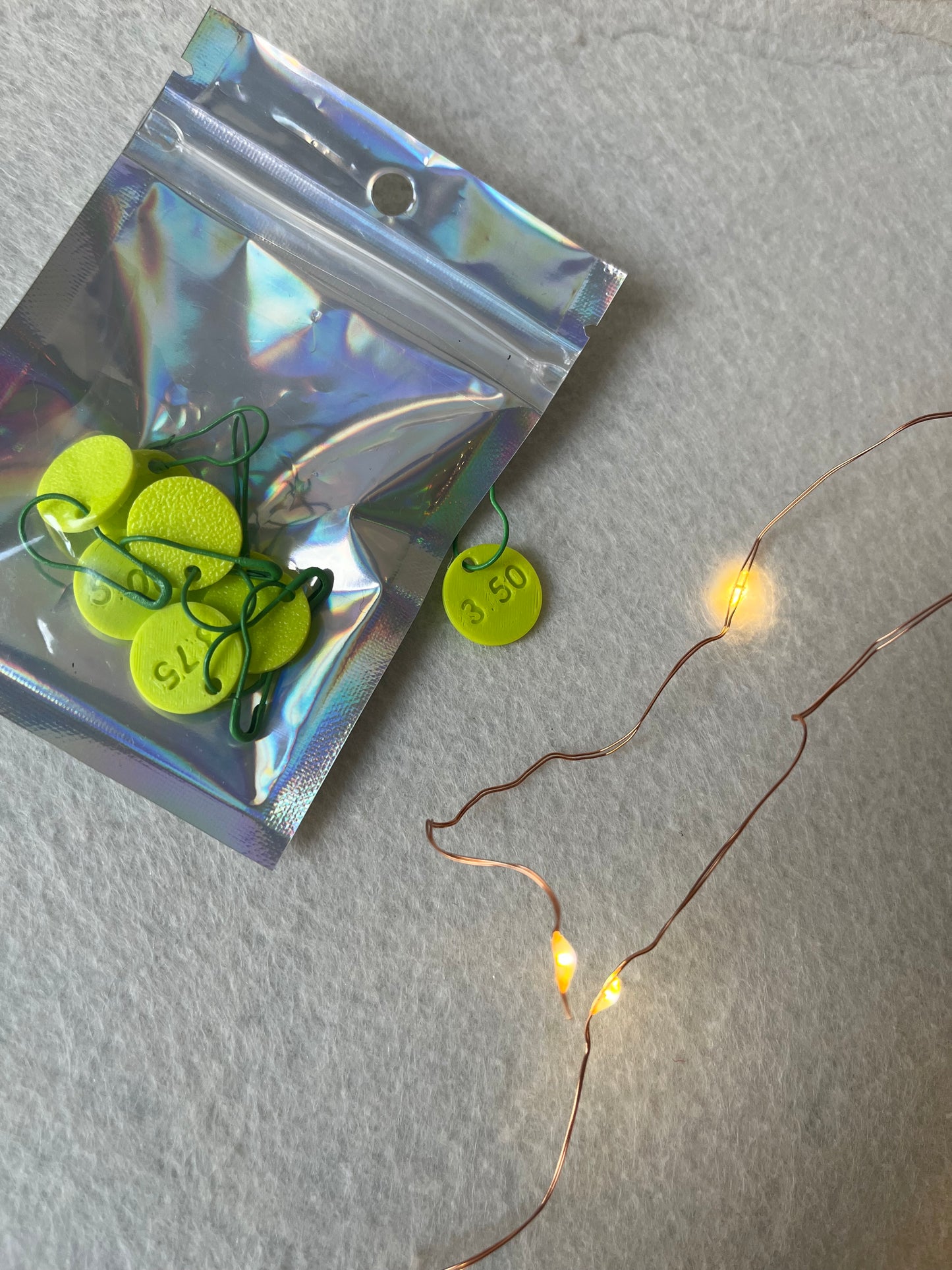 Marcadores com tamanho de agulha